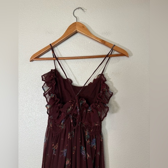 Free Peoples Cloud Nine Maxi dress in Berry Combo. Size Small - Picture 5 of 9